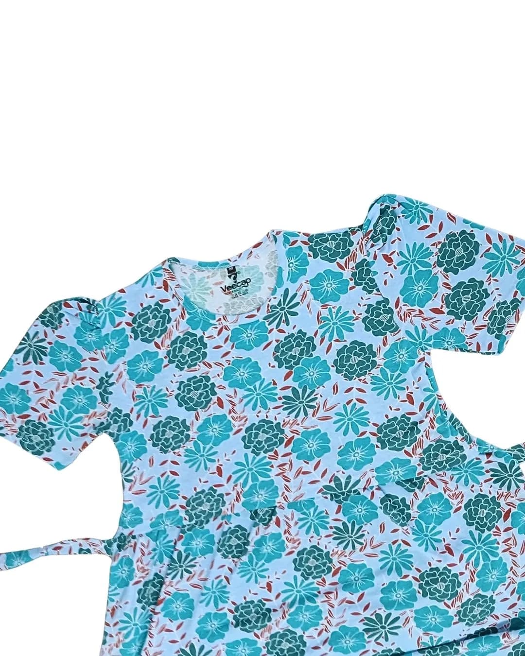 Women's Zipless Feeding Wear Puff Sleeve