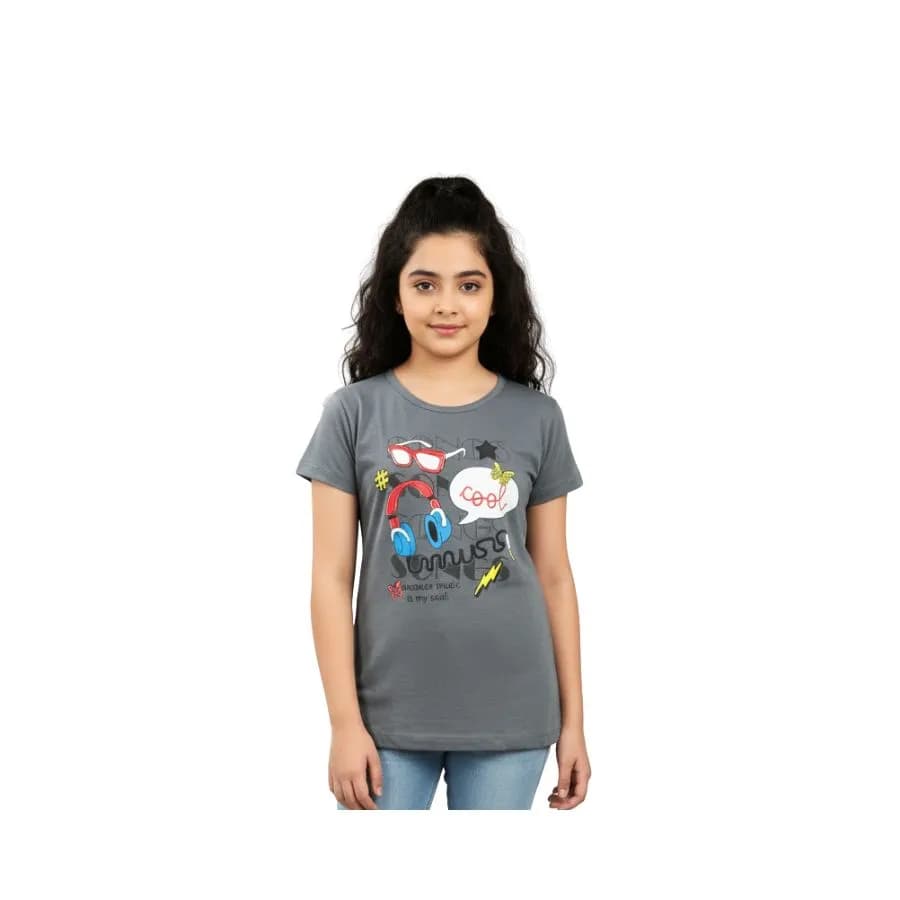 Girls T-Shirt (Round neck, Short Sleeve)