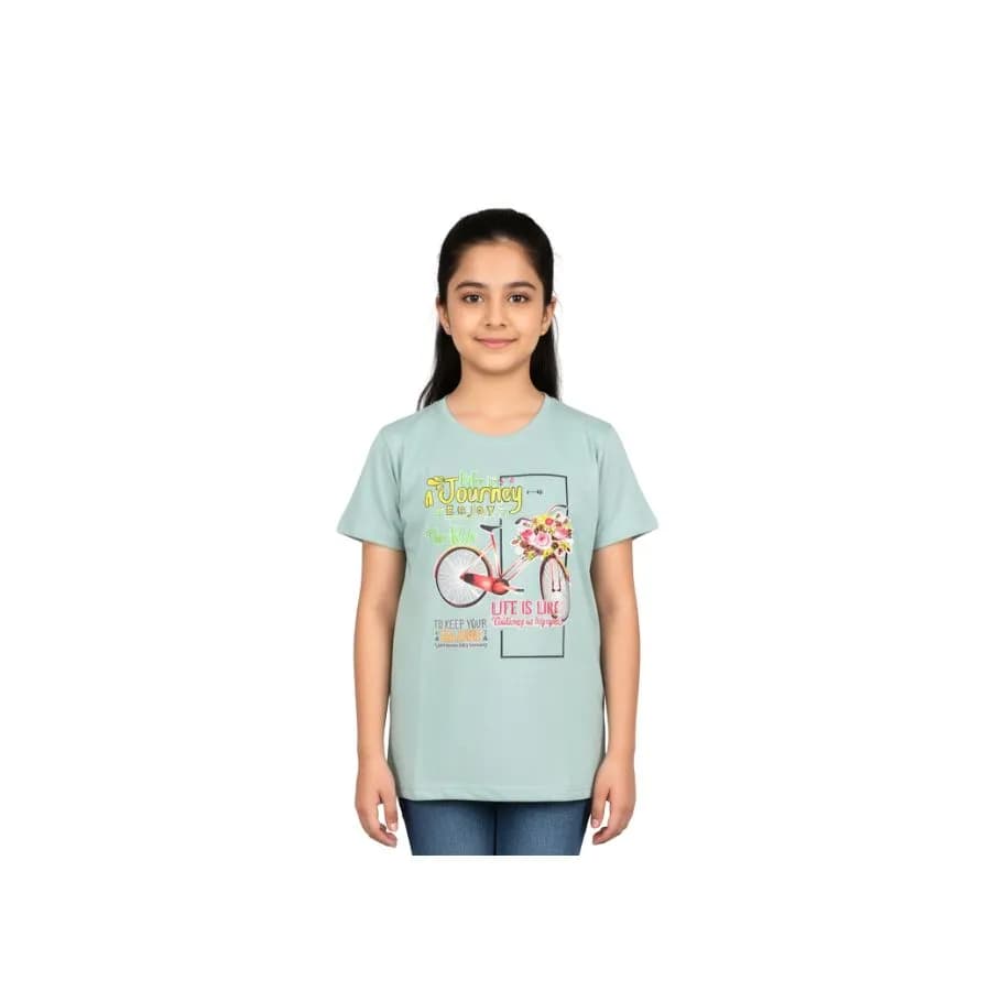 Girls T-Shirt (Round neck, Short Sleeve)