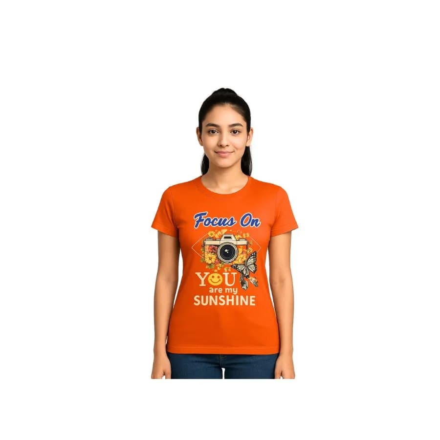 Girls T-Shirt (Round neck, Short Sleeve)
