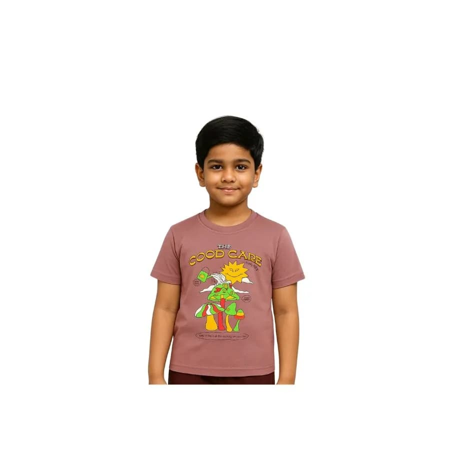 Boys T-Shirt (Rib Neck T-Shirt, Short Sleeve, Regular Length)