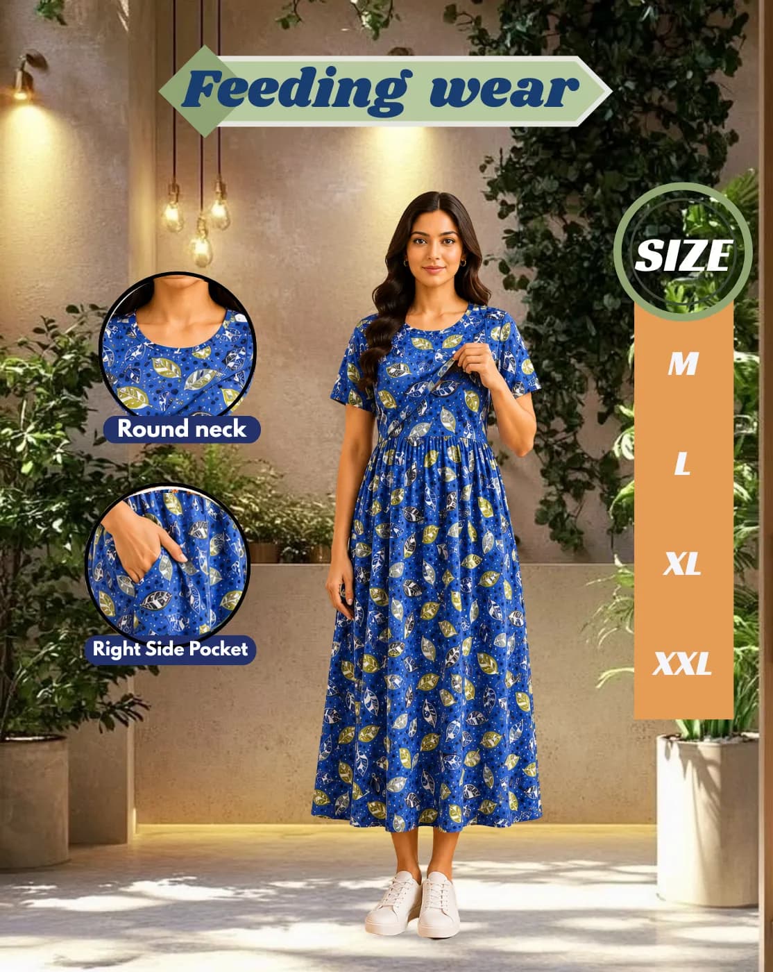 zipless ankle length feeding maternity wear 