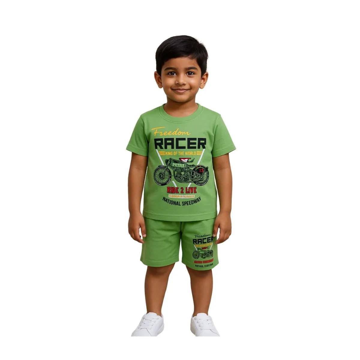 Boys Uniform Set(Same color Top and bottom set,matching prints)