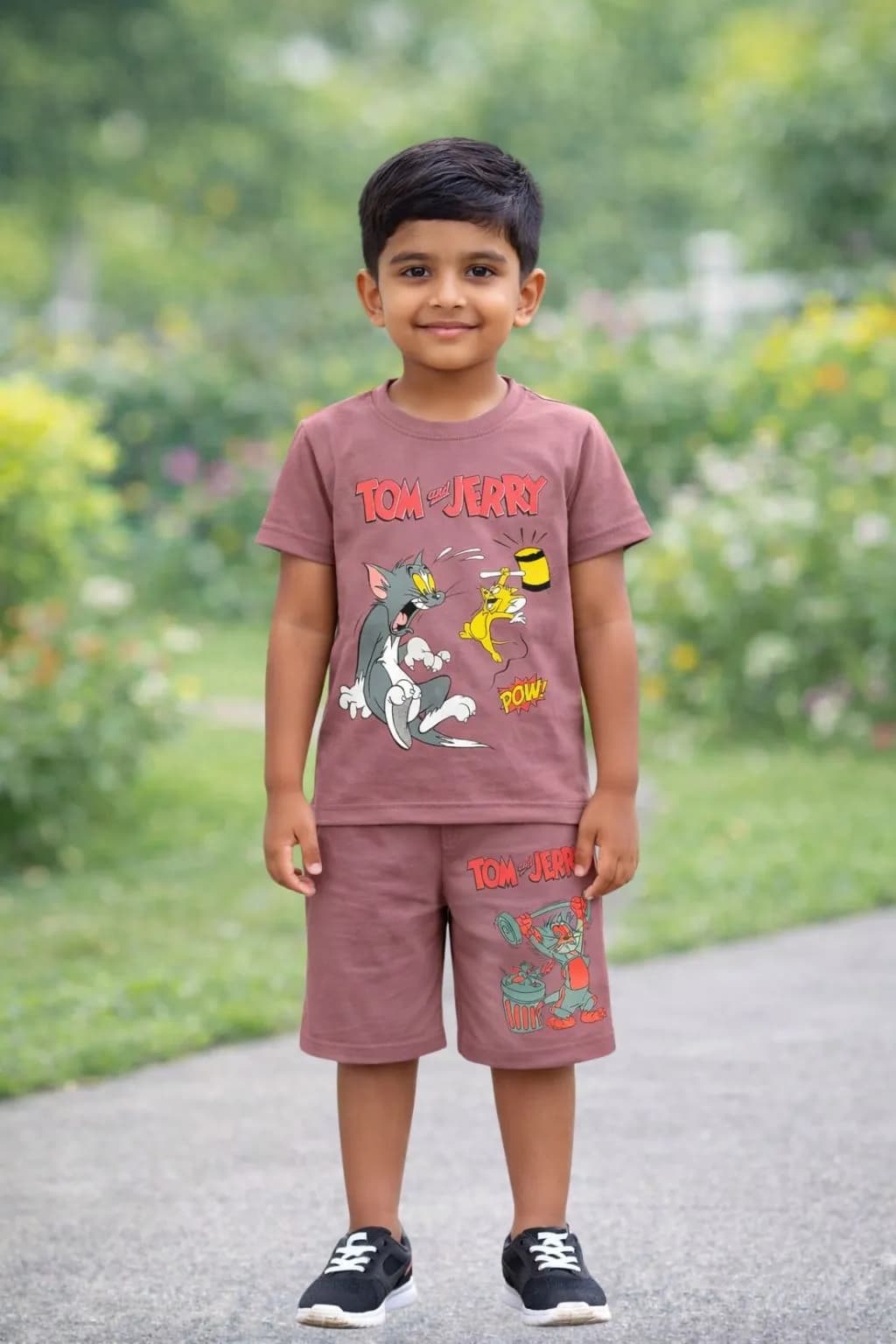Boys Uniform Set(Same color Top and bottom set,matching prints)