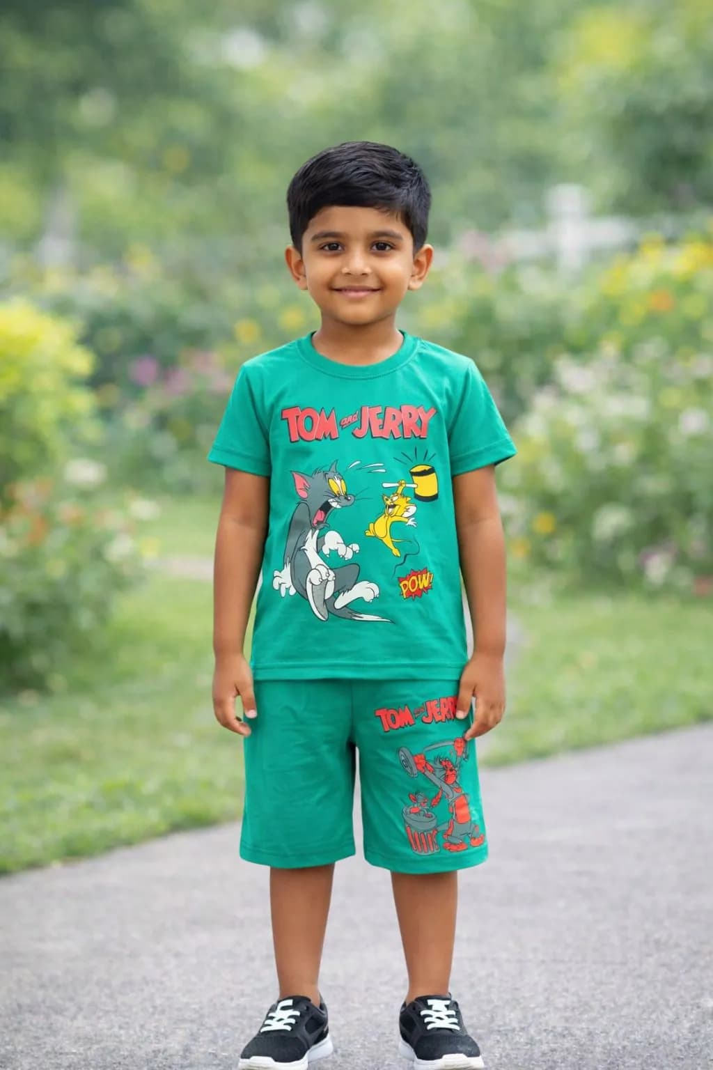 Boys Uniform Set(Same color Top and bottom set,matching prints)