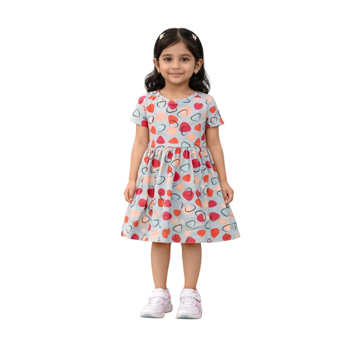 AOP Kids Sleeve Frock