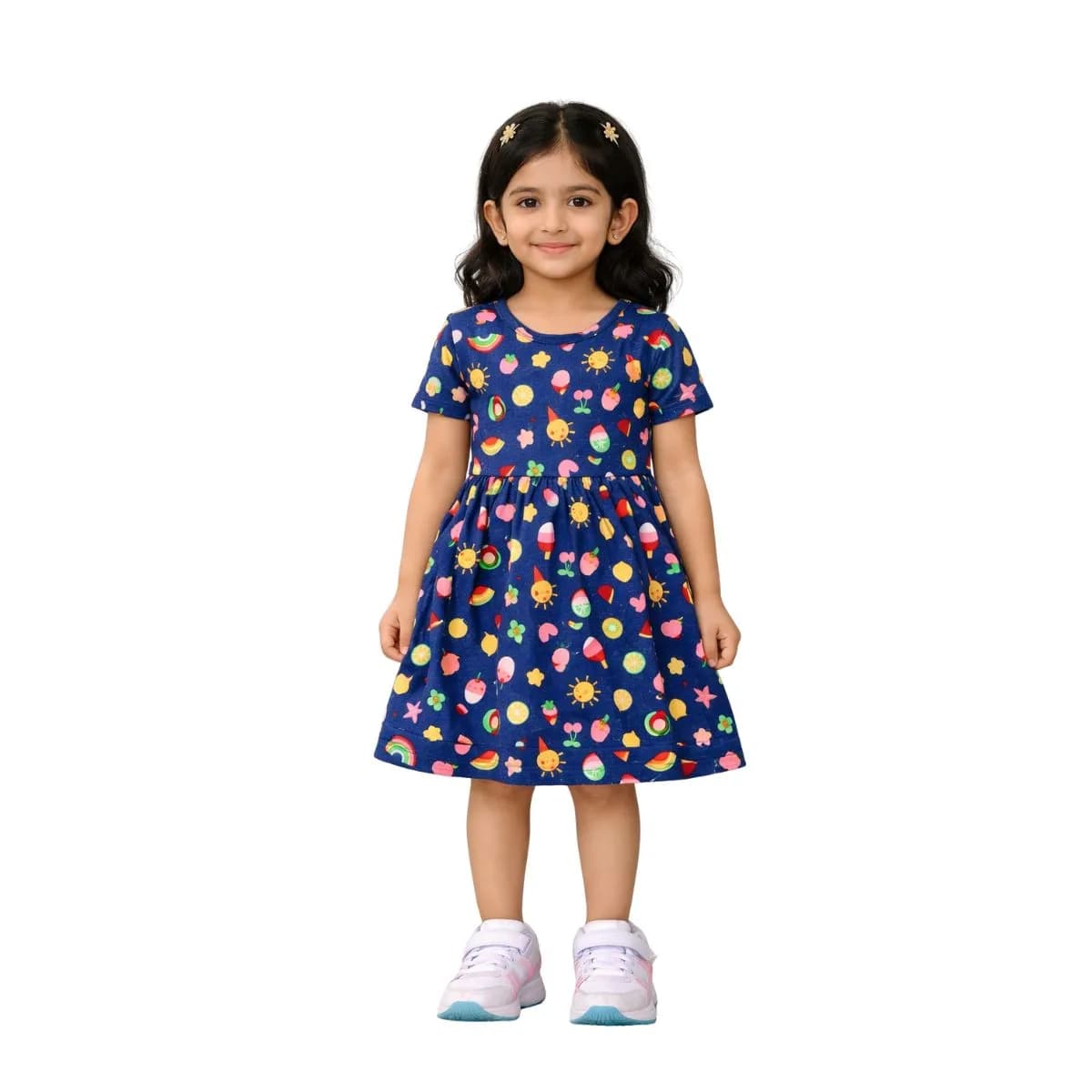AOP Kids Sleeve Frock